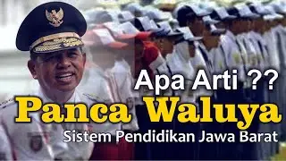 PANCA WALUYA PENDIDIKAN DI JAWA BARAT SISTEM PENDIDIKAN BERKARAKTER