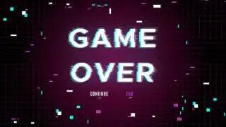 Game Over Motion Graphics 4K