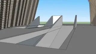 from lower ground to ground level