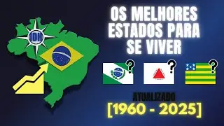 IDH dos Estados Brasileiros (1960 - 2025) ATUALIZADO
