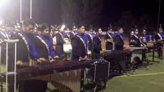 LMHS MARCHING BAND, after 15!days of practice, 1/3 of show!