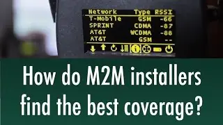 How Do You Find Which Wireless Carrier Has Best Coverage? Watch This Squid&trade; M2M Install Overview