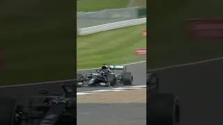 Lewis Hamilton Wins at Silverstone on 3 Wheels