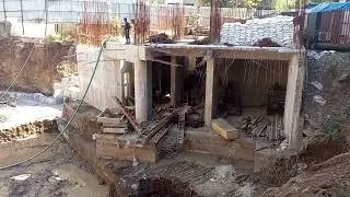 Highrise building construction of BASEMENT|Civil engineering basic knowledge|basement waterproofing