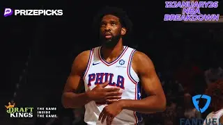 HOW TO WIN ($50,000) | 12JANUARY26 | NBA DFS SLATE BREAKDOWN AND BEST PICKS