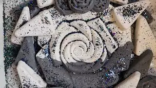Charcoal Grey and White Soft Gym Chalk Reforms~ASMR~Powdery