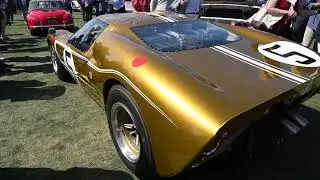 1966 Le Mans #5 Gold Ford GT40 Mk2 Real Sound at 2018 Pebble Beach HD