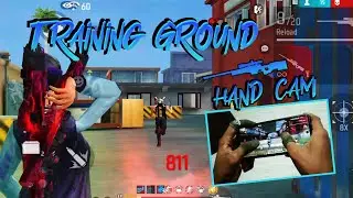 Training ground sniper gameplay highlights with hand cam ✨ #whiteds  #ffhandcam #sniperhandcam