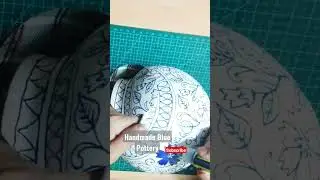 DIY | Handmade Blue Pottery | Home Decor #shorts #shortsvideo #subscribe #bluepottery