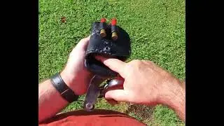 Bond Arms Snakeslayer custom hybrid holster. Herman Oak leather with g code paddle. 