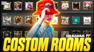 BGMI LIVE 🔥|| BGMI CUSTOM ROOM || CUSTOM ROOMS || PUBG LIVE CUSTOM ROOMS