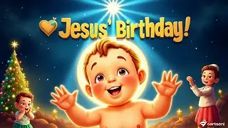 Christmas Is Jesus’ Birthday 🎄 | Happy Christian Kids Song (Cartoon Animation)