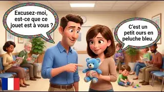 10 Real French Conversations at the Doctor's Waiting Room 🏥 (A2-B1)