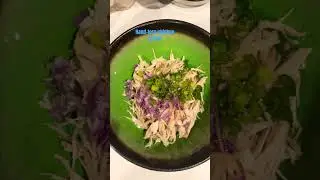 Hand-torn chicken breast #chicken #chickenbreast #scallion #onion