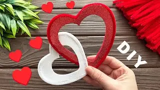 ♥️ Easy Gift Ideas ♥️ Heart Valentine's Days Craft Decor Tutorial