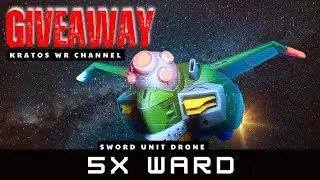 🎁 GIVEAWAY 5X WARD 🎁 Drone chuy&ecirc;n dụng d&agrave;nh cho Kiếm sĩ Sword Unit 190 | War Robots 11.1 #WRwinWard