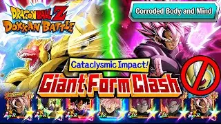 Corroded Body & Mind VS. Goku (Golden Giant Ape) - Giant Form Clash - DBZ: Dokkan Battle | 4K 60FPS