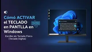 ⌨️ C&oacute;mo ACTIVAR el TECLADO en PANTALLA en Windows 🖥️ | Escribe sin Teclado F&iacute;sico (Teclado Digital)