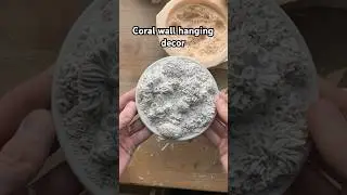 Beautiful handmade coral wall hanging relief #handmade #sculpture #shortvideo #coral #wallrelief