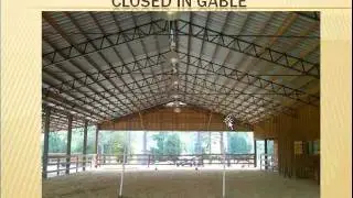 Steel Roof Truss for  pole barn, pole shed, metal building