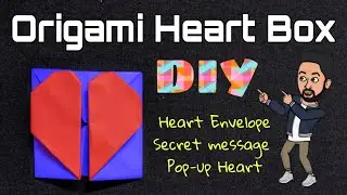 Origami Heart Box | DIY Secret Box | Envelope