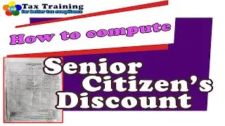 How to Compute Senior Citizen's Discount