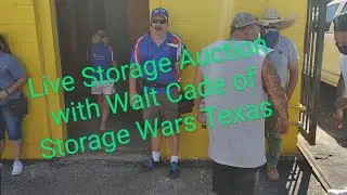 First Live Storage Unit Auctions since Quarantine Started Featuring Walt Cade of Storage Wars Texas
