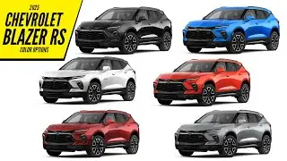 2025 Chevrolet Blazer RS - All Color Options - Images | AUTOBICS