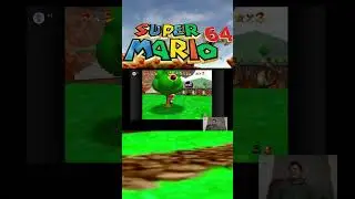 BEHIND CHAIN CHOMPS GATE ⚫ #shorts #mario64 #nintendo64