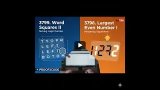 LeetCode 3799 Word Squares II & 3798 Largest Even Number | DSA Interview Prep | Java