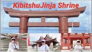 Exploring Kibitshu Jinja Shrine in Soja, Japan,  legend of Momotaro #travel #music #history