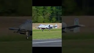 A-10C Warthog Landing #aviation #rc #rcplane