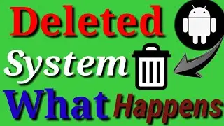 I deleted System from An Android Device ! ! !