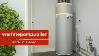 Warmtepompboiler installeren | 270L Edel van Dimplex met RVS tank