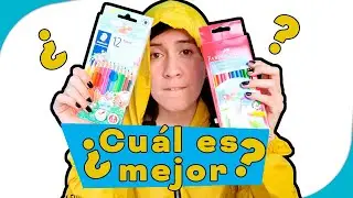 Lápices de colores escolares / FABER CASTELL vs STAEDTLER NORIS / Madaí Mamaco