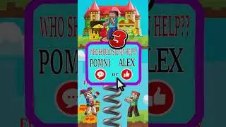 Who Will You Help?  Friends vs Family | Alex vs Pomni | Antztoons Funny Animation #shorts #minecraft