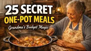 25 Secret One Pot Recipes Only GRANDMA Knows That'll FEED Your Family on a TIGHT Budget 