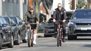 Arnold Schwarzenegger Rocks Knee-High Compression Socks For Morning Workout
