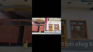#decoration vlog 6# in house #chunni decoration # tent work # good work