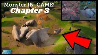 Fortnite - The Polar Peak monster&rsquo;s skeleton has emerged from the island! (SEASON 1) Showcase