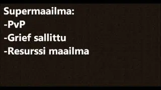 Minecraft cracked suomi serveri: SavoCraft 24/7