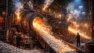 Industrial lime kiln operation