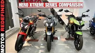 2026 HERO Xtreme 160R 4V Cruise Control Vs Xtreme 125R Dual ABS Vs Xtreme 250R Detailed Comparison.