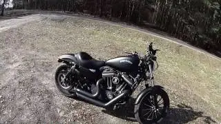 Harley-Davidson Iron 883 Prezentacja na luzie