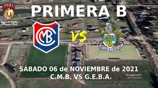 C. MANUEL BELGRANO vs GIMNASIA Y ESGRIMA BS. AS. -  URBA PRIMERA B- 06/11/2021