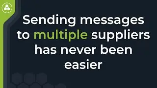 Sending Messages to Multiple Suppliers Made Easy