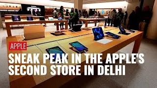 First Look of Delhi's Second Apple Store, You Won't be Able to Take Your Eyes Off | Tim Cook