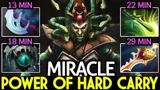 MIRACLE [Medusa] Power of Hard Carry 34 Min Full Core Items Dota 2
