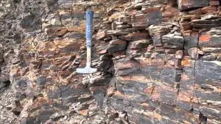 MB GeoTour 6 - Shale aggregate quarry in the Upper Cretaceous Odanah Member, R.M. Thompson
