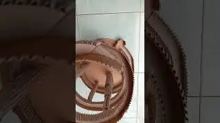 Very satisfying Reverse video of running a marble on a track 51